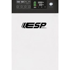 پاوراستیشن قابل حمل ۱۰۰۰ وات ساعت با باتری LFP و خروجی ۳۰۰ وات AC و DC